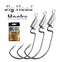 OBSESSION 10pcs/Lot 5g 7g10g 14g Bullet Jig Head Carbon Steel Hook